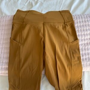 Lululemon Athletica Mustard Leggings